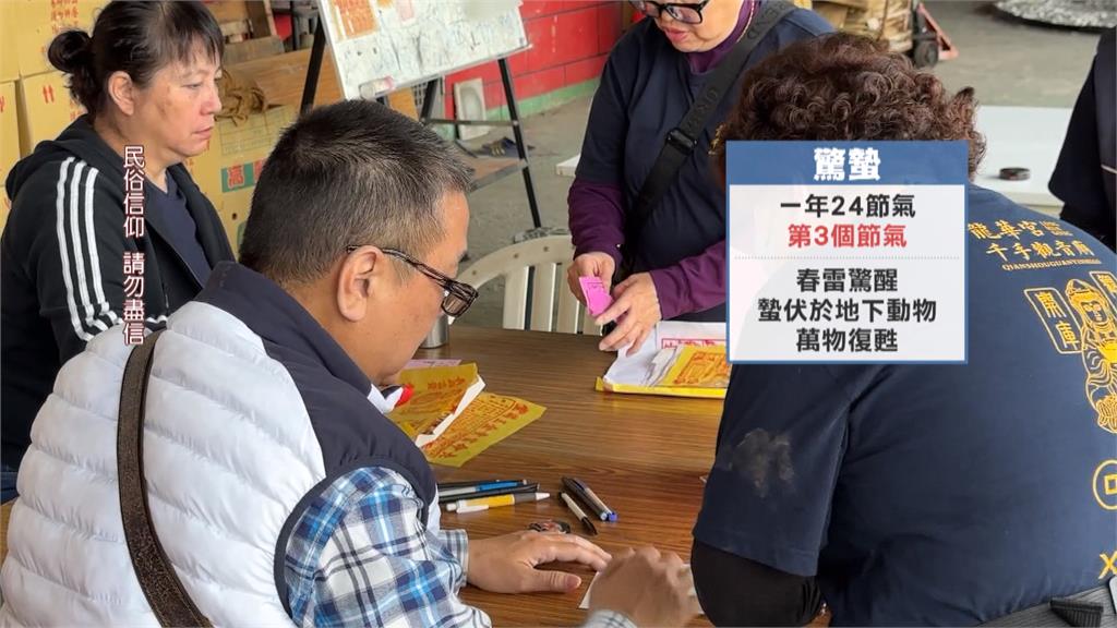 今天是「驚蟄日」萬物甦醒 傳統習俗打小人祭白虎去厄運