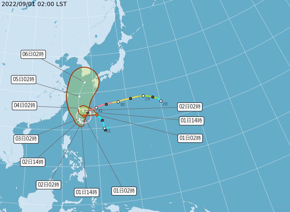 快新聞／「軒嵐諾」合併熱低壓雲系！ 鄭明典：暴風半徑擴大還會增強