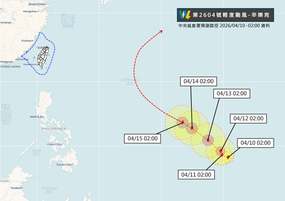 辛樂克颱風恐又強又大!專家曝路徑轉彎「對台影響曝光」4月颱警報曾出現柯吉拉