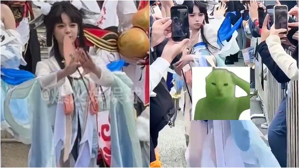 正妹「戰袍熱舞」伸舌挑逗!遭轟「褻瀆嫦娥被炎上」本人急道歉超慘代價曝