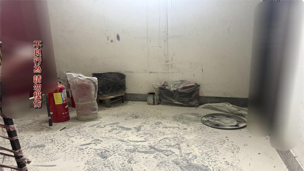 男向友追討10萬債務亂噴滅火器 鄰居誤認失火報警、住戶勸阻爆衝突