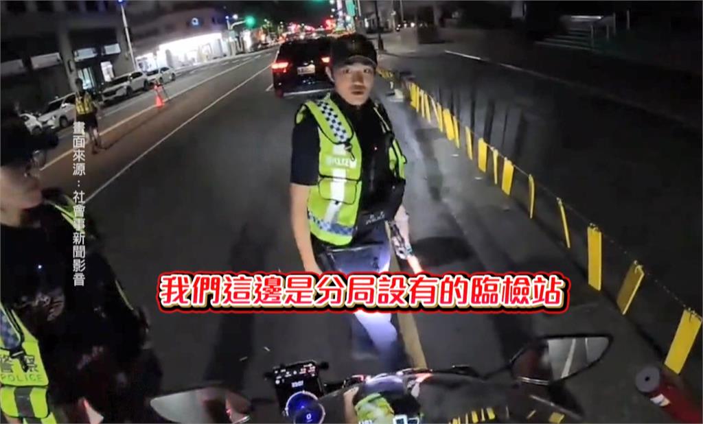 誇張!騎士沒喝酒拒配合酒測 跳針嗆警5分鐘「下場是這樣」