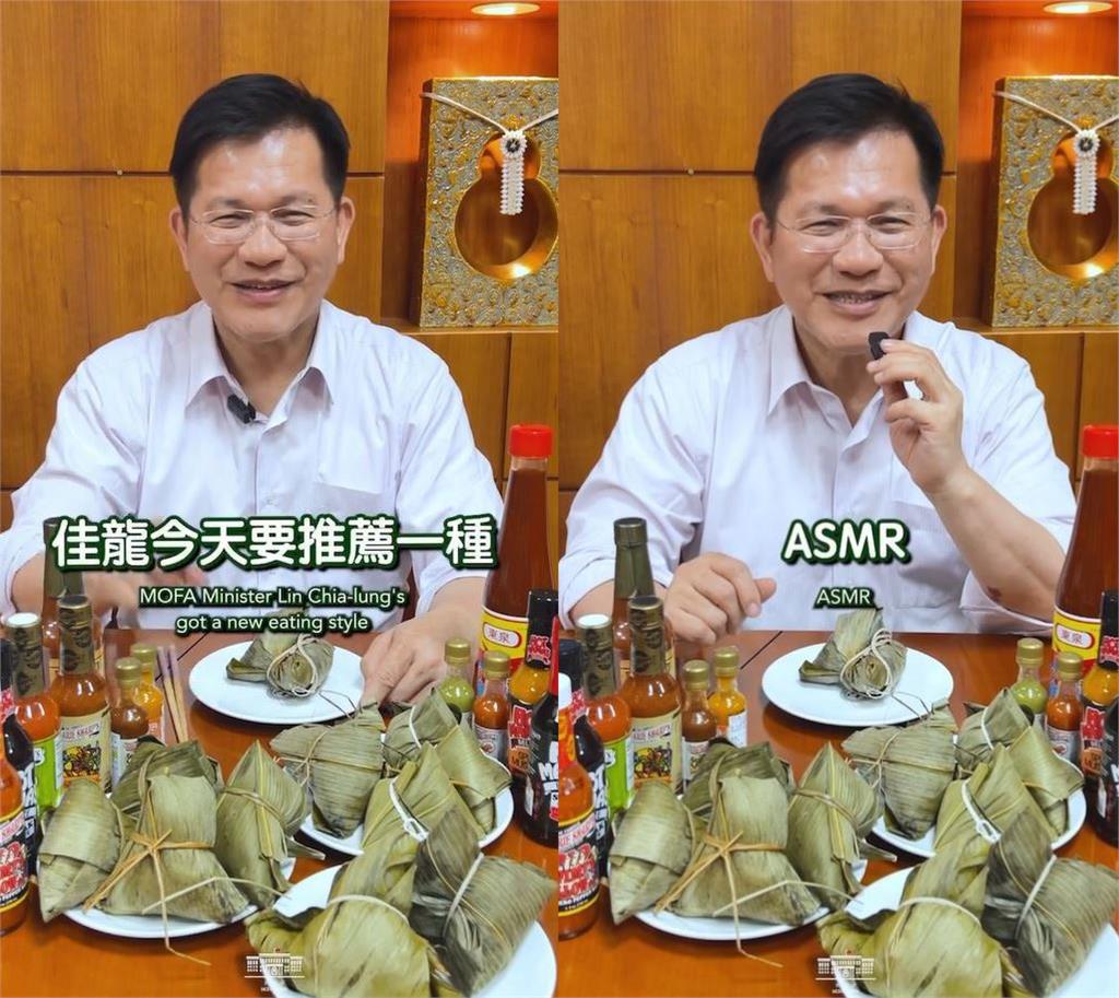 快新聞／不是東泉辣椒醬啦！林佳龍大拚粽子外交　巧搭貝里斯食材吃出邦誼