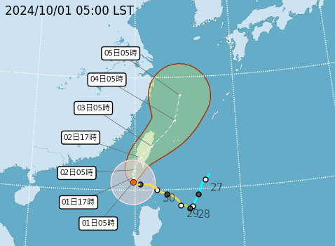 快新聞／山陀兒升格強颱！6縣市急發陸上颱風警報　風雨越晚越狂