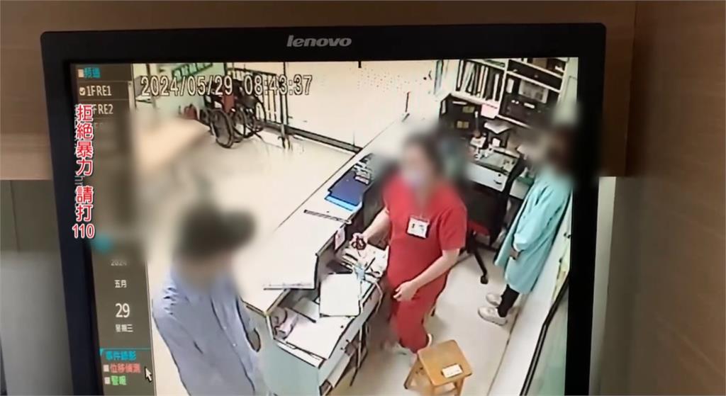 疑不滿遭解雇心生怨恨 男闖入台中市醫院毆傷9名醫護