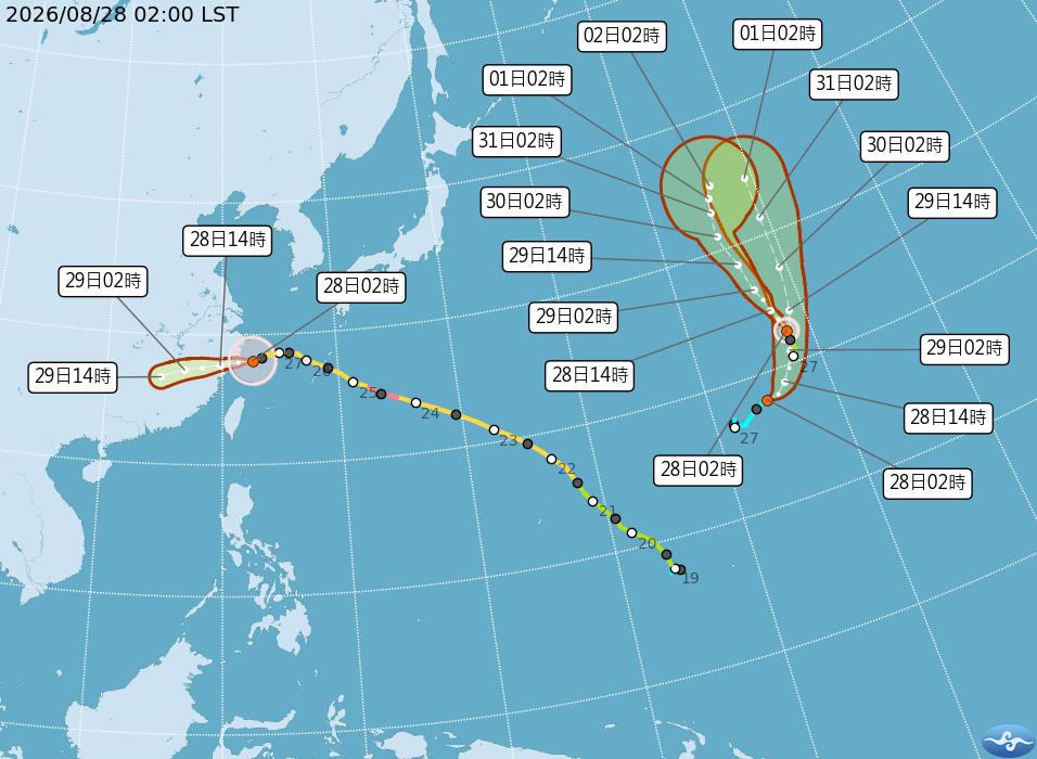 沙德爾颱風帶雨掃台灣!氣象署示警將迎「紅爆豪大雨」最快今解除警報