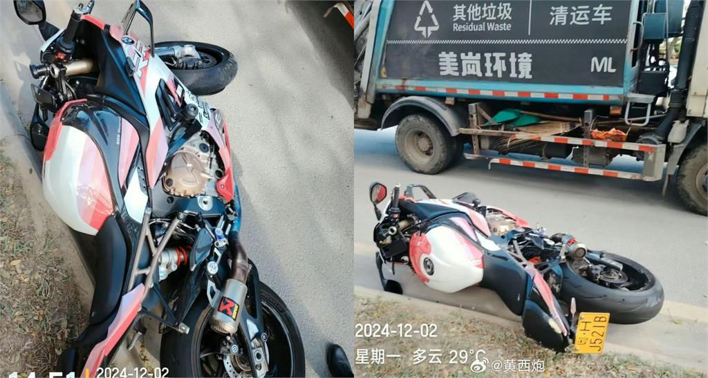 重機「山道女神」煞不住遭甩垃圾車底離世!友人心碎:下週就20歲生日