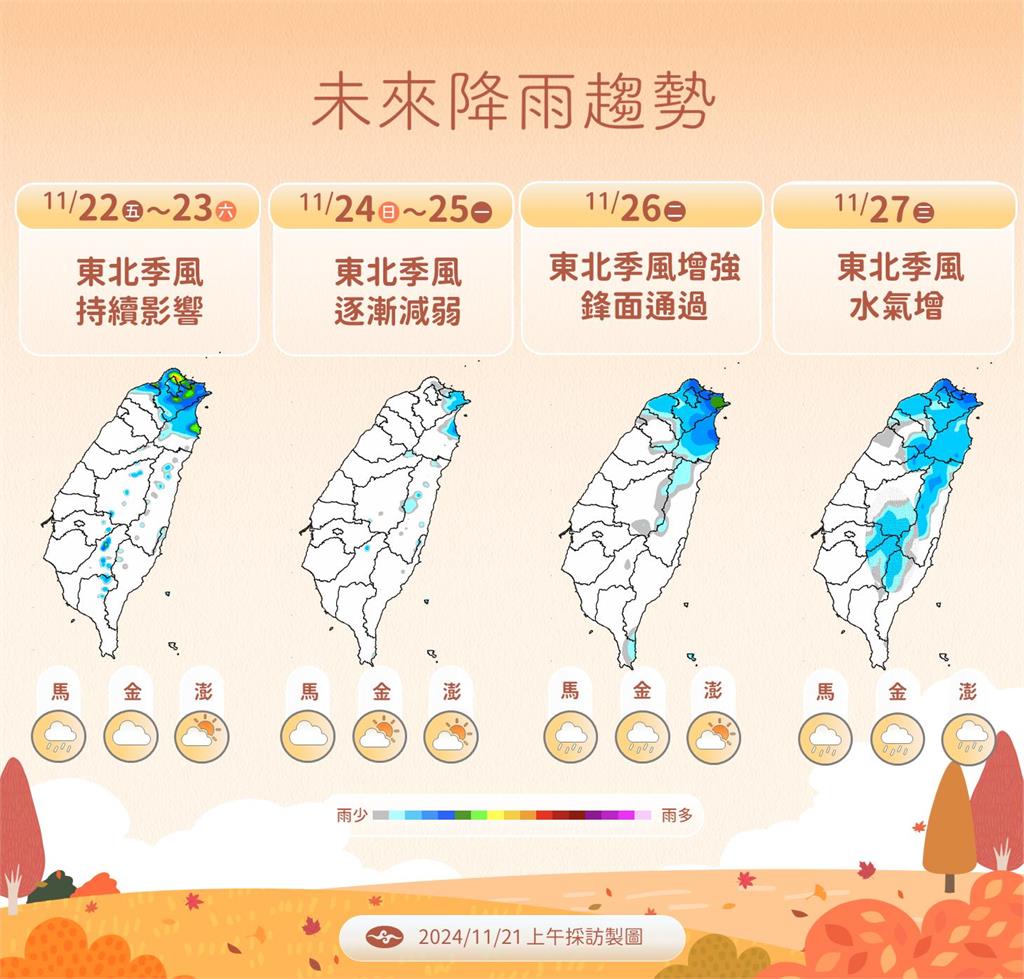 快新聞/下一波冷空氣直逼冷氣團! 下週北台灣低溫探14度