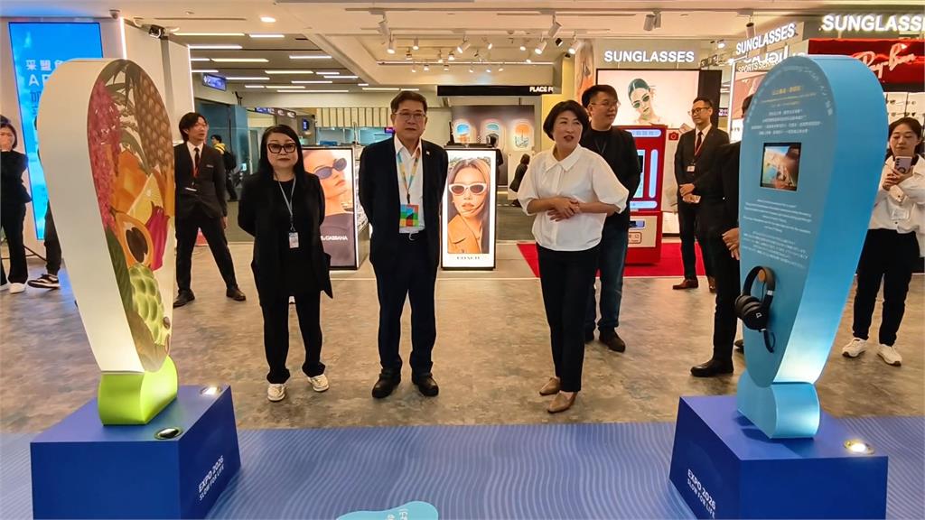 前進國門！台東博覽會快閃店登場　饒慶鈴現身桃機宣傳在地魅力