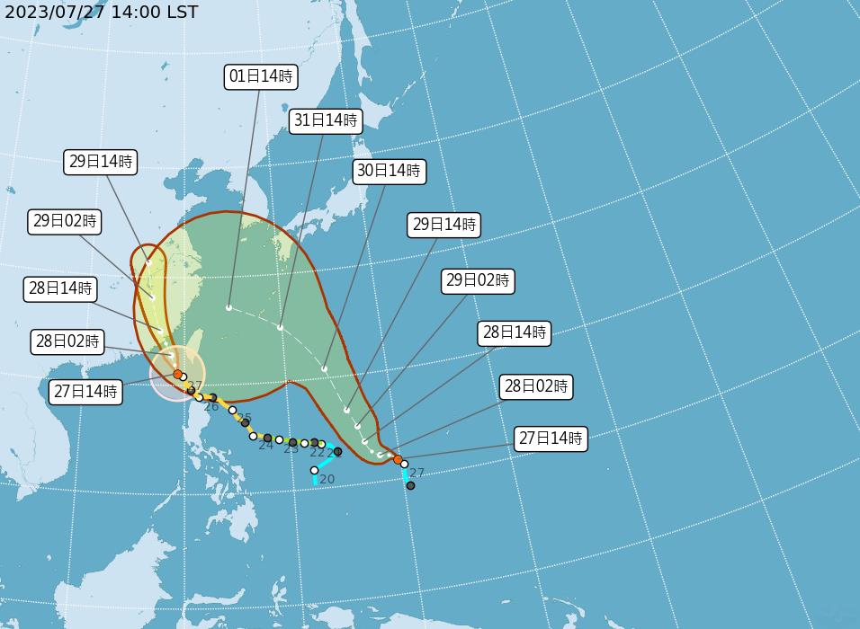 快新聞／杜蘇芮還沒走下個颱風「卡努」會影響台灣？ 氣象局回應了