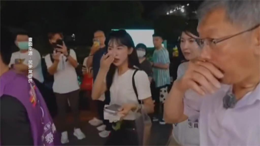 柯文哲逛逢甲夜市疑遭噴辣椒水　民眾黨報案！輔選加派警力保護