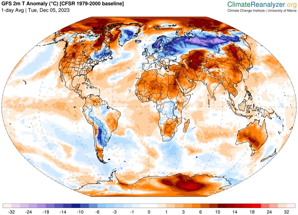 北極圈內一片紅！圖見北半球「冷熱極端對比」　鄭明典：99%破高溫紀錄