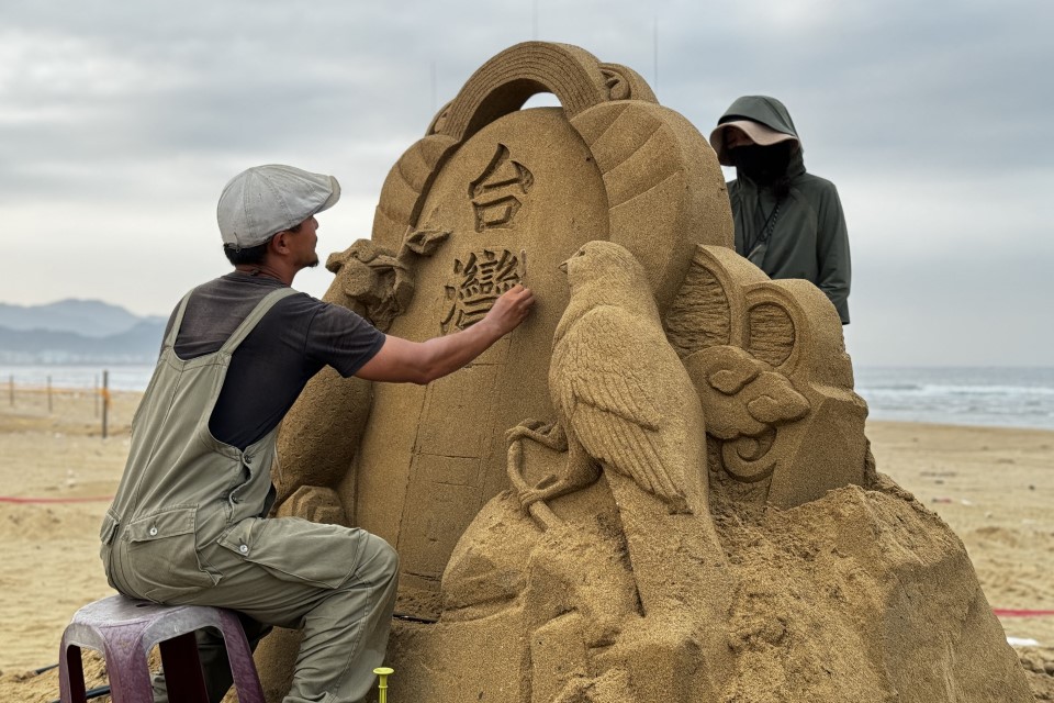 快新聞／2024福隆沙雕季籌備中　日籍藝術家創作沙雕「謝謝台灣」