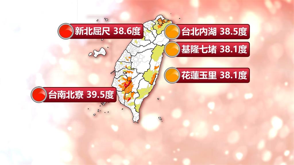 熱到週四！全台高溫直逼40度　週五鋒面報到「轉雨」