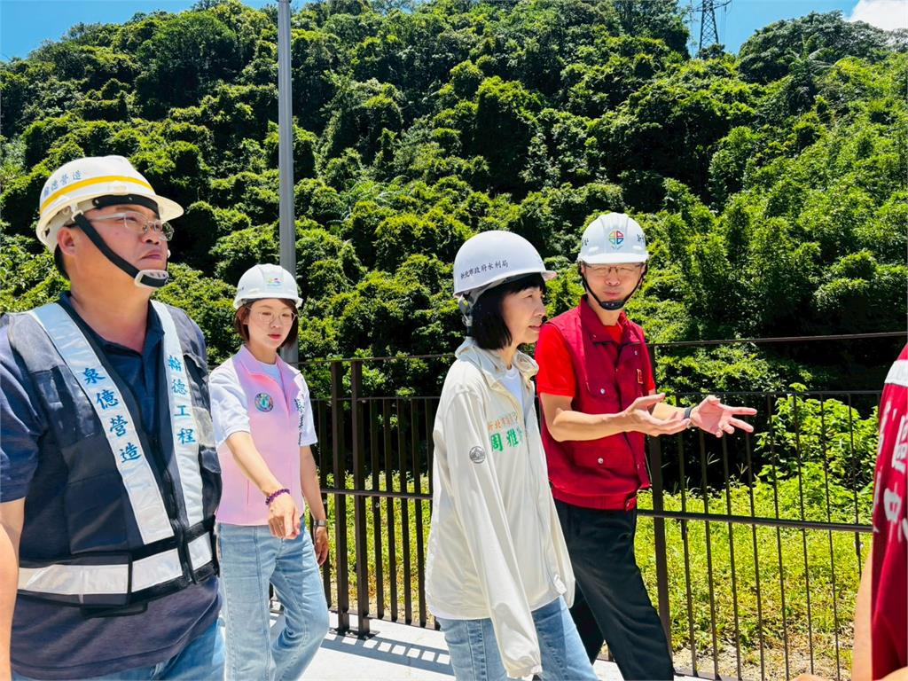 巴威颱風逼近 蔡美華走訪選區關心防颱措施及居民需求