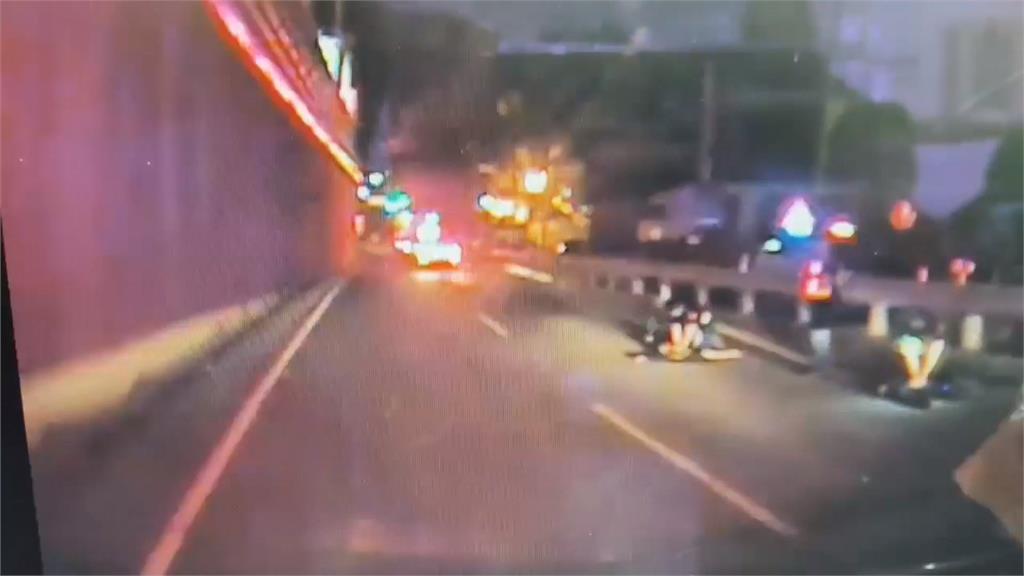 新竹偽造車牌機車「拒檢逃逸自撞」　1男1女宣告不治