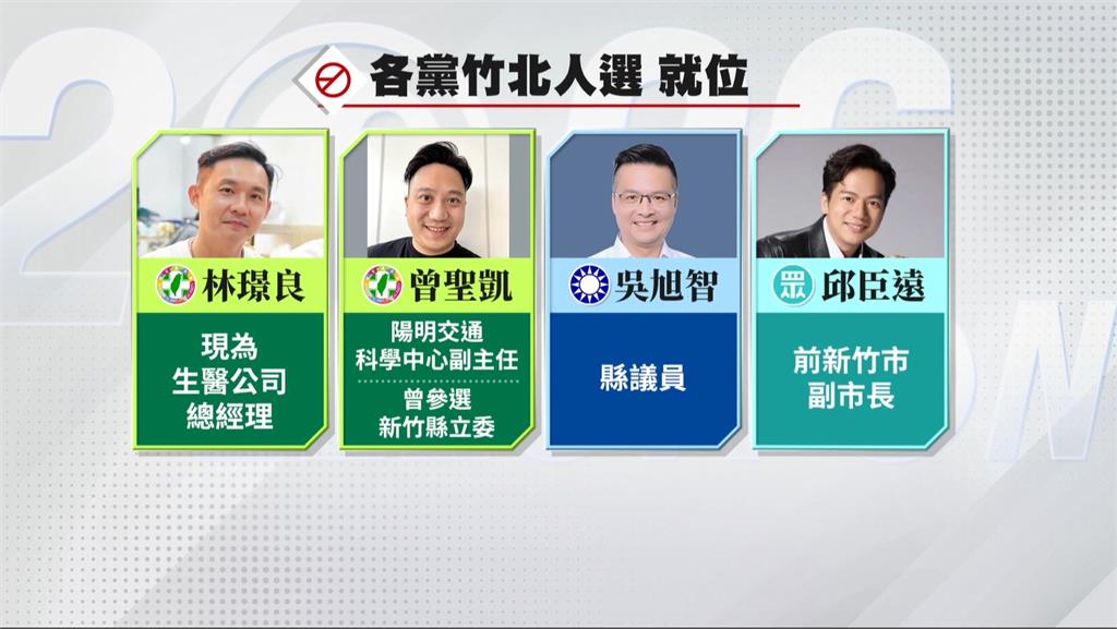 民進黨竹北市長人選定了? 鄭朝方po合照讚"都是優秀人才"