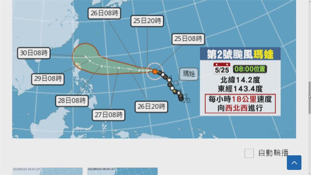 「瑪娃」再開眼成強颱 下週不排除發布海警