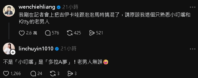 梁文傑拒喊「哆啦A夢」：就是小叮噹！認了抗拒1事「我只能白眼」網爆共鳴