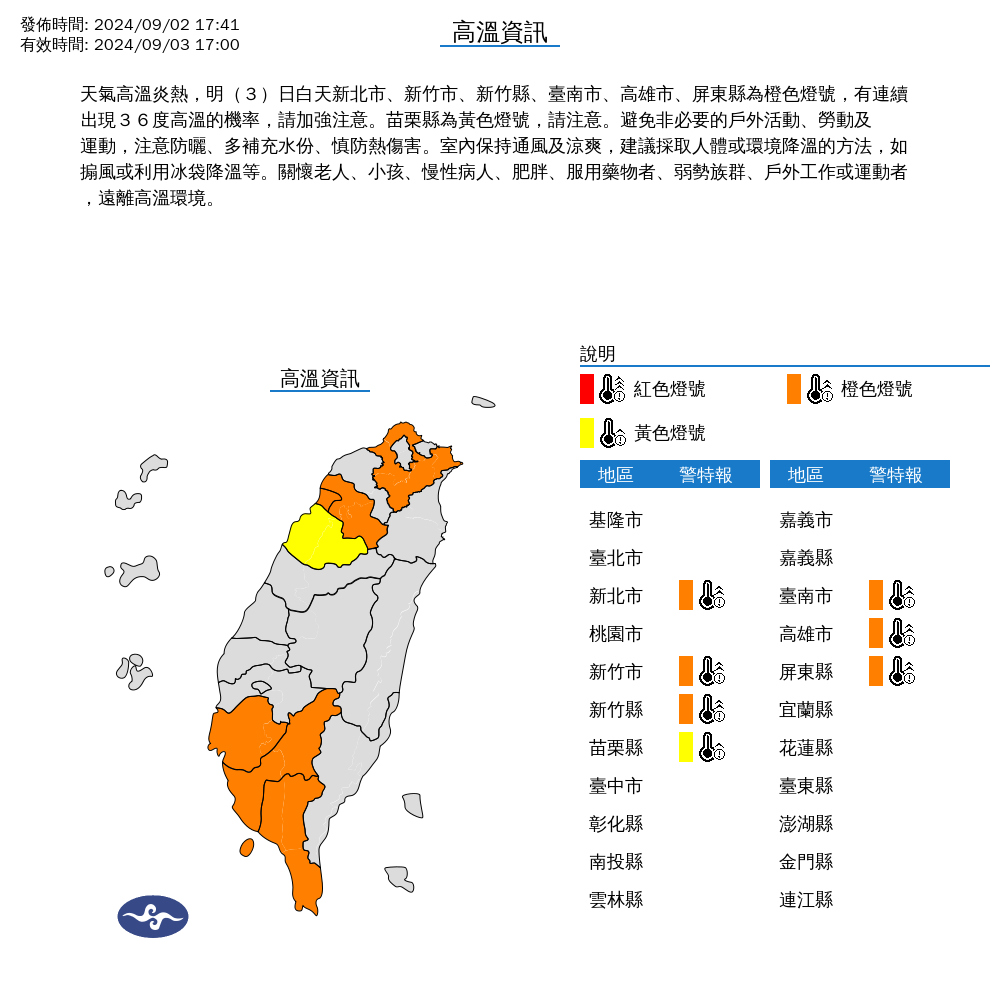快新聞/慎防高溫!竹苗將飆37度 晚間摩羯外圍環流挾雨勢影響台灣