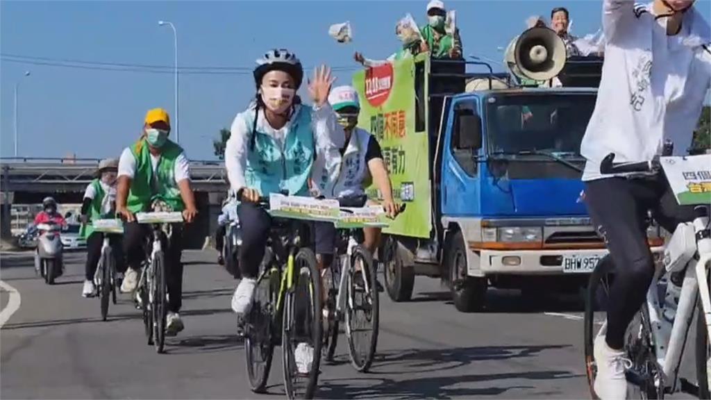 取諧音盼國家安定! 公投鐵馬隊「安定」集合
