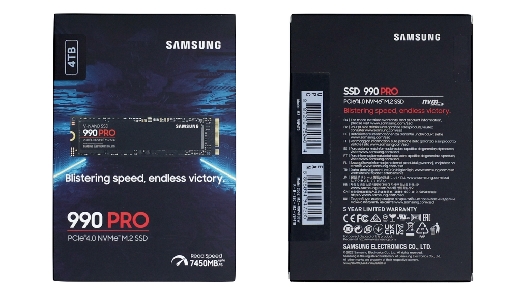 PCIe Gen4 x4 的天花板!Samsung 990 PRO