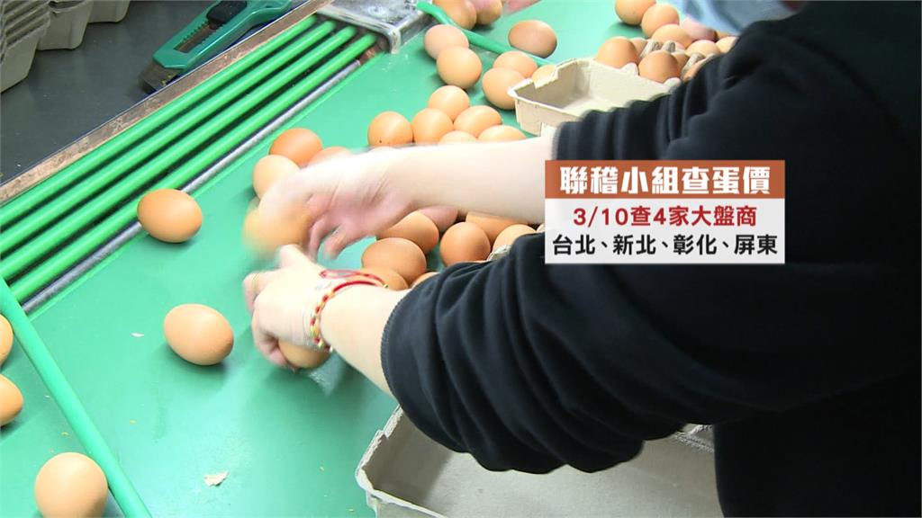 每週專案進口200萬顆蛋　擴大稽查4大盤商防範不合理漲價