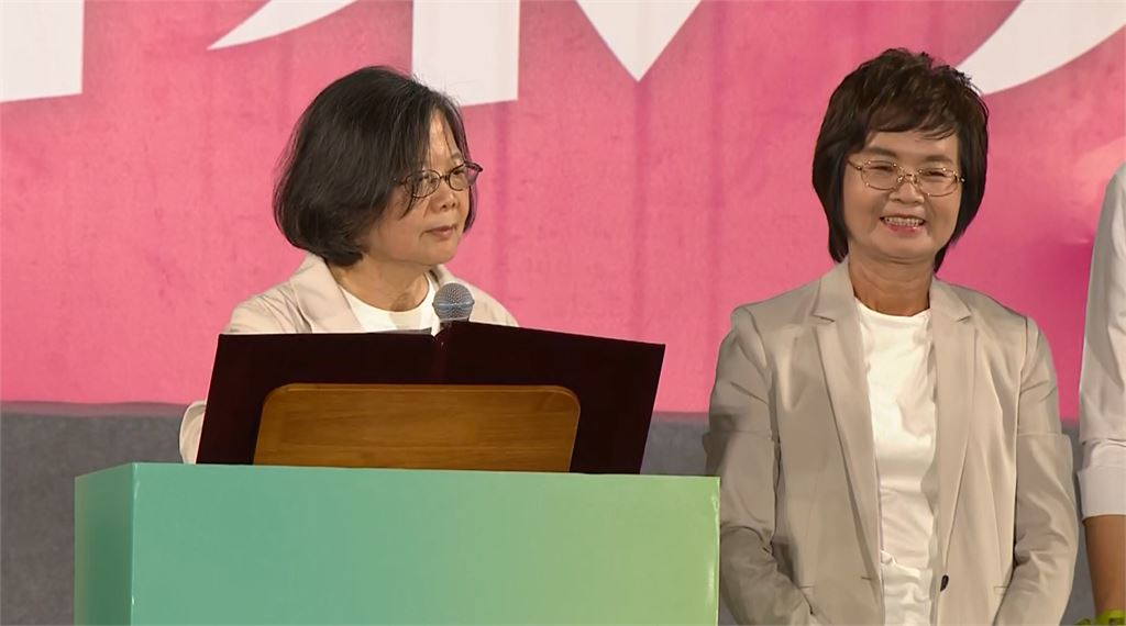 萬人湧入！　陳素月競總成立　　蔡英文.賴清德大咖齊聚力拚勝選