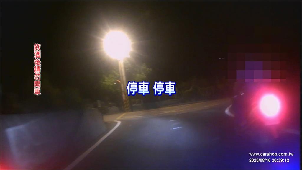 酒駕別攔我！警民追逐戰　騎士大喊：不要抓我