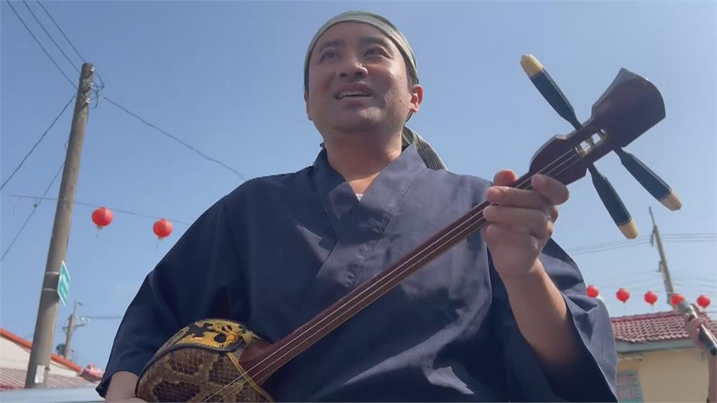 野崎孝男率5日本友人 赴楠西災區煮拉麵慰問災民
