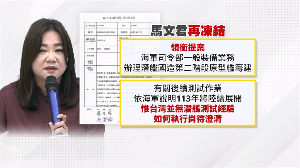 稱凍結潛艦預算3億「非常合理」 吳斯懷氣到摔筆:我是為了國軍好