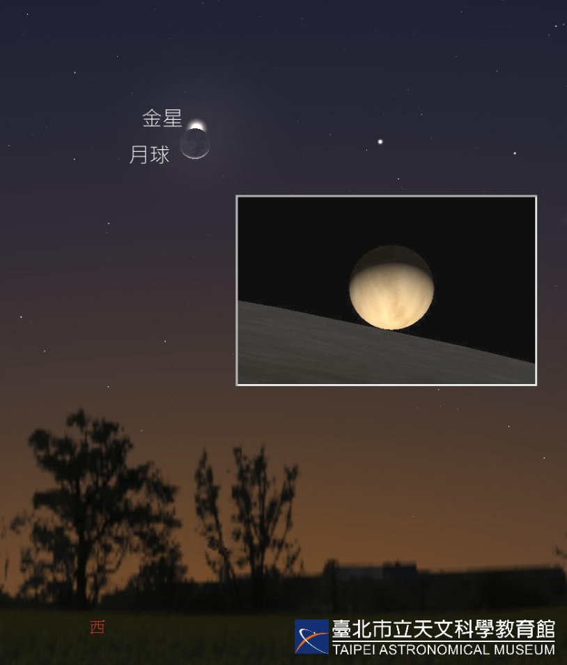 天文迷別錯過!肉眼可見「月掩金星」3/24登場 錯過再等40年