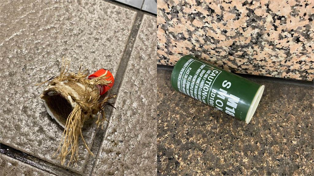 快訊／疑戴防毒面具、持「生存遊戲專用煙霧彈」攻擊北車！嫌犯逃逸中