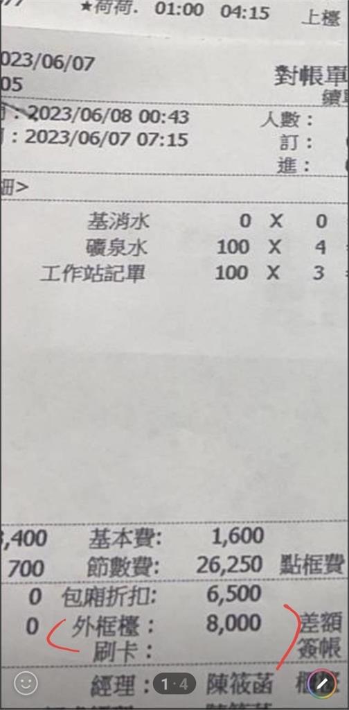 快新聞／民眾黨幹部上酒店「外框小姐」竟裝傻賴帳！竟被一狀告到黨高層才還款
