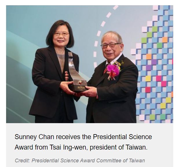 快新聞／蔡英文頒獎給陳長謙登上加州理工學院網站　頭銜稱呼「台灣總統」