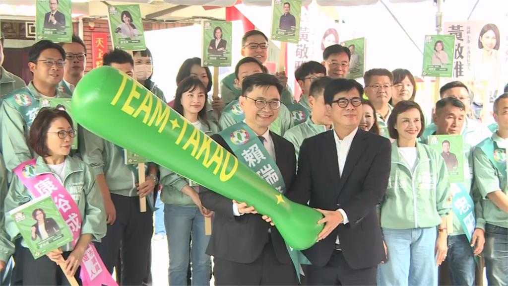 賴瑞隆登記參選高雄市長揮勝利全壘打！　陳其邁現身「交棒」