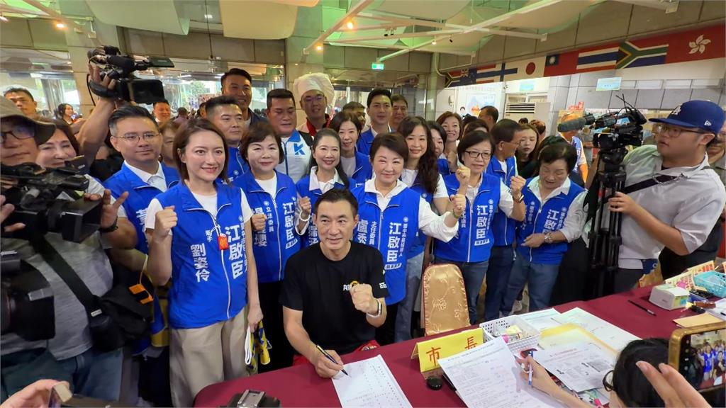 號召退役弟兄一起路跑　江啟臣挑軍人節登記參選