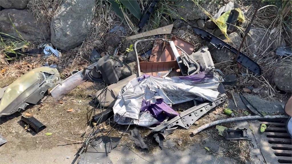 無照酒駕先撞電桿再撞路樹 男子酒測值1.83接近死亡等級