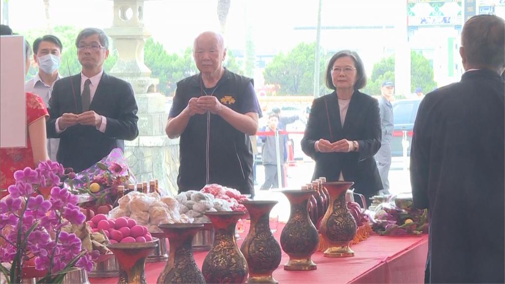 快新聞/新竹褒忠亭義民廟春祭大典 蔡英文致詞:客家永遠是台灣文化主流
