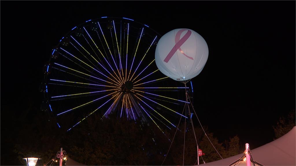 粉紅絲帶乳癌防治公益點燈！點亮台北「粉紅之光」