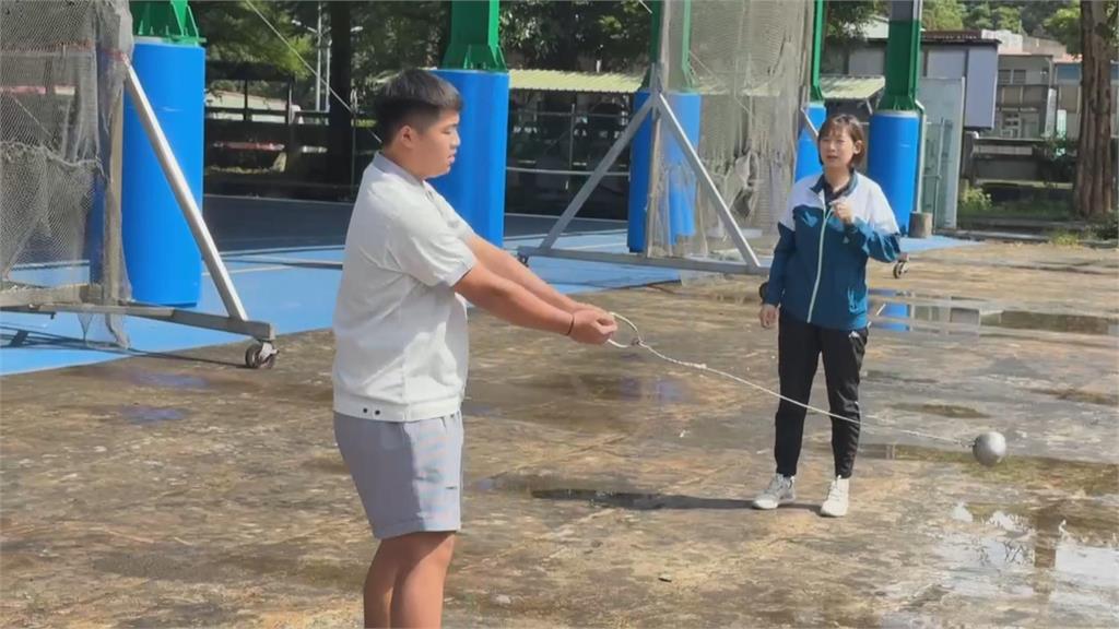 蘇澳清貧國中生鏈球勇奪金牌　打破全中運大會紀錄