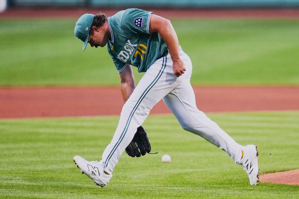 MLB(影)／「小鬍子」托勒84球狂飆14K！紅襪新王牌一戰寫下40年神紀錄