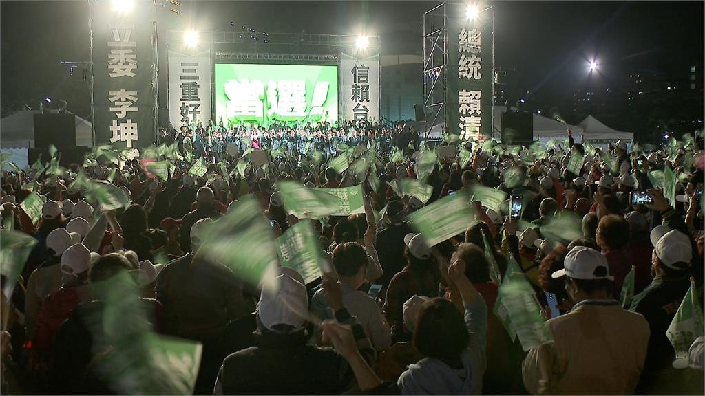 賴清德行程馬不停蹄 三重輔選李坤城喊國會過半
