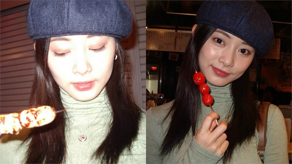 周子瑜25歲真面目曝光 震驚網:好成熟 居酒屋妹子「爽嗑肉串」竟是周子瑜!娃娃濃妝全卸「無人認出」網驚:好成熟