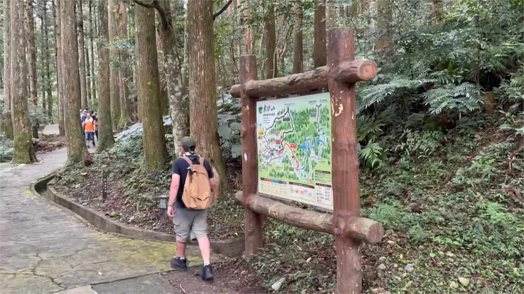 YTR菲歐娜登桃園東眼山 遇「登山界亞當」求合照 跟縱一段路才消失