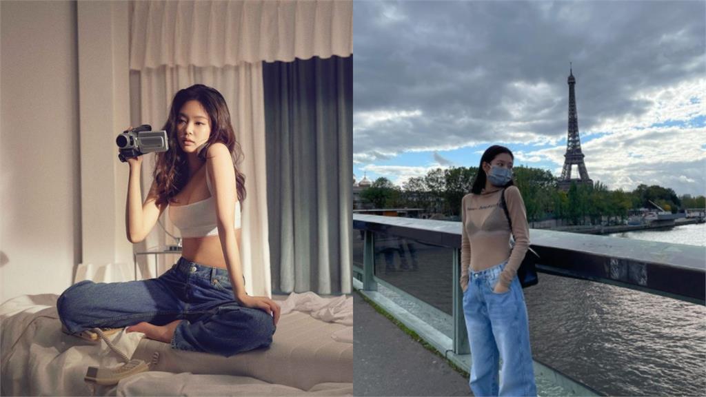 「人間香奈兒」Jennie泳裝＋絲襪　前衛造型登封網嗨：女王！