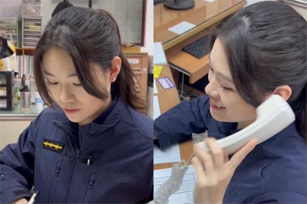 基隆美女警花「撞臉舒淇」暴紅 外貌清秀飄仙氣…遭搭訕:想當同事!