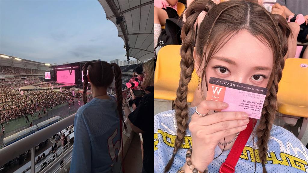 郭雪芙「盛裝朝聖BLACKPINK」風格大鬼轉!0偽裝四處狂拍…網驚:沒人認出?