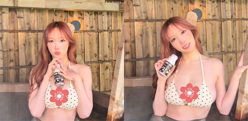 小宵虎南2026狂發「濕身福利」!單披1綠浴巾「吃橘照」吸4.1萬人朝聖