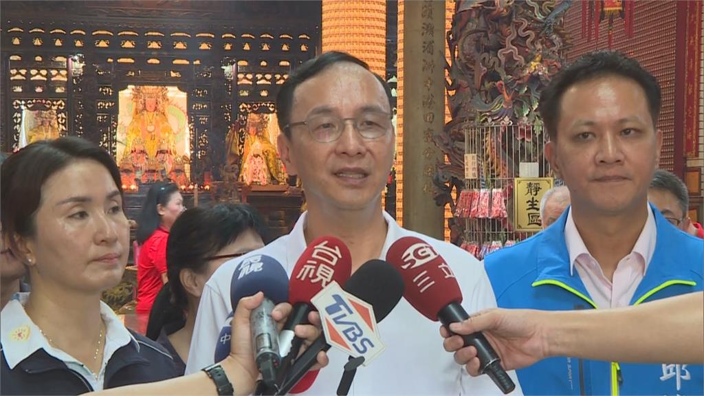 換侯雜音多力拚整合藍營 朱立倫拜會鍾東錦尋求支持